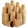 Clawsoff 300 Pack 5 oz Paper Cups Disposable Kraft Bathroom Cups 5 Ounce Espresso Coffee HotCold Beverage Cups for Home Kitchen Party