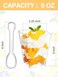 NEEBAKE 110 Sets 5oz Mini Dessert Cups with Spoons Clear Plastic Parfait Cups Small Tumbler for Puddings Mousse Appetizers