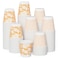 JOLLY CHEF 3 oz Bathroom Mouthwash Cups 300 Pack Disposable Small Paper Cups for Thanksgiving Christmas Parties