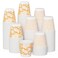 JOLLY CHEF 3 oz Bathroom Mouthwash Cups 300 Pack Disposable Small Paper Cups for Thanksgiving Christmas Parties