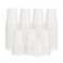 ECOEXTRA Coffee Cups 8 oz 400 Pack Disposable Paper Cups 8 oz White Paper Hot Coffee Cups Suitable for Party Picnic Travel and Events