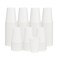 ECOEXTRA Coffee Cups 8 oz 400 Pack Disposable Paper Cups 8 oz White Paper Hot Coffee Cups Suitable for Party Picnic Travel and Events