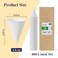 LITOPAK 400 Count 45 oz Snow Cone Cups Paper Cone Cups for Water Ice Cream Shaved Ice Candies