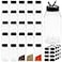 Ysglory 28 Pack 16 Oz Plastic Spice Jars Bottles Containers with Black Cap Empty Seasoning Bottles Large Clear Spice Shaker and Stickers for Storing Spice Salt Herbs