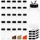 Ysglory 28 Pack 16 Oz Plastic Spice Jars Bottles Containers with Black Cap Empty Seasoning Bottles Large Clear Spice Shaker and Stickers for Storing Spice Salt Herbs