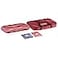 Anchor Hocking Glass Baking Dishes for Oven with Casserole Carrier 4 Piece Set 3 Quart Glass Baking Dish Red Lid Red Thermal Carrier and HotCold Pack