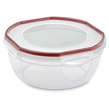 STERILITE Rocket Red Sterilite Plus Ultra Seal Latching Bowl 47 quart