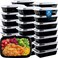 vivigu Meal Prep Containers Reusable 50 Pack 28 oz Food Containers with LidsFood Storage Containers with Lids 28 oz Take Out DisposableBPA Free Dishwasher Freezer Safe
