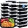 vivigu Meal Prep Containers Reusable 50 Pack 28 oz Food Containers with LidsFood Storage Containers with Lids 28 oz Take Out DisposableBPA Free Dishwasher Freezer Safe
