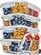 Prep Naturals PrepNaturals 5 Pack 34 Oz Glass Meal Prep Containers Dishwasher Microwave Freezer Oven Safe Glass Storage Containers with Lids MultiCompartment