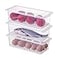 Other STARSLIFE Food Storage Containers Refrigerator Classified Organizer Case with Removable Drain Plate and Lid Plastic Stackable Box Keep Fresh for Fish Meat Vegetables Fruits ect Pack of 3