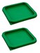 Cambro SFC2452 Covers Set of 2 For 2 4Quart Containers Kelly Green Polyethylene NSF