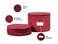 Covermates Keepsakes Dish Storage Case Padded China Dinnerware Organizer Quilted Polyester Protection ID Window Zipper Closure Machine Washable Red