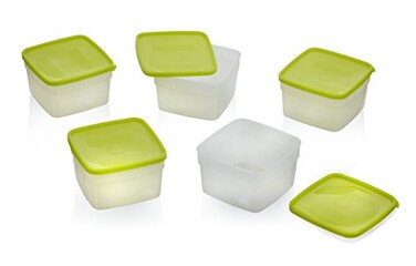 Arrow Home Products StorKeeper Freezer Storage Containers 1 pint 5 ct