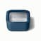 Caraway Glass Food Storage 44 Cup Glass Container Ceramic Coated Food Container Non Toxic Non Stick Lunch Box Container with Lids Dishwasher Oven Microwave Safe Navy