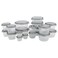 GoodCook EveryWare 40Piece Food Storage Container Set BPAFree Plastic Click and Fresh Lids Assorted Sizes with Integrated Measurements Durable and Secure Food Containers for Leftovers