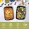 Ezalia 15 Pack Meal Prep Containers Reusable 24oz Plastic Food Prep Containers Leakproof To Go Food Containers with Lids BPAFree MicrowaveDishwasherFreezer Safe