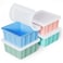 GGOW Silicone Freezer Tray for Soup Ice Cubes 2Cup Freezing Trays with Lid for Meal Prep 4Pack Silicon Soup Portion Freeze Tray Make Stock Souped Ice Cube