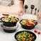 RANLITTLE Meal Prep Containers Reusable 32oz Meal Prep Bowls with Lids 50 Pack Round Food Prep Bowls for Takeout Disposable To Go Food Containers Stackable Leakproof BPAFree MicrowaveFreezer Safe