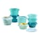 Tupperware Heritage Collection New 16 Piece Food Storage Container Set in Vintage Green Dishwasher Safe and BPA Free 8 containers 8 lids
