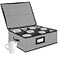 ouruer Quilted Mug Cup Storage BoxChina Storage Containers Hard ShellCup Storage Containers with Lid for Moving TransportKichen Dinnerware Storage