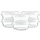 ELEGANT DISPOSABLES 8 Ounce 20 Pack Clear Twist cap Containers with Screw on Lids Twist Top Food Storage Freezer Containers