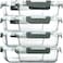 M MCIRCO 8Pack30 oz Glass Meal Prep ContainersGlass Food Storage ContainersAirtight lunch Containers with Lids Microwave Oven Freezer and Dishwasher
