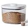 LivLab 10 Lbs Storage Container Bin Rice Dispenser with Measuring Cup Food Cereal Container Bins Household for Kitchen Pantry Organization