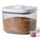 LivLab 10 Lbs Storage Container Bin Rice Dispenser with Measuring Cup Food Cereal Container Bins Household for Kitchen Pantry Organization