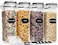 PRAKI Cereal Containers Storage Set 4L1352 Oz 4PCS Airtight Food Storage Containers with Pour Spout for Kitchen Pantry Organization Cereal Dispensers with 20 labels Measuring Cup Marker