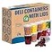 SafeWare Deli Plastic Food Containers with Airtight Lids 50 Sets Leakproof Slime Small Combo Pack Reusable Storage Disposable Meal Prep Soup Microwaveable Freezer Safe 32oz