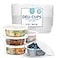 Healthy Packers Food Storage Containers with Airtight Lids 8 oz 24 Pack Clear Plastic Food Storage Jars Great for Your Slime Kit BPA Free Leakproof Microwaveable Reusable Freezer Safe