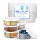 Healthy Packers Food Storage Containers with Airtight Lids 8 oz 24 Pack Clear Plastic Food Storage Jars Great for Your Slime Kit BPA Free Leakproof Microwaveable Reusable Freezer Safe