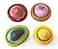 halteoly 4PC Silicone Fruit and Vegetable Storage Containers Set for Fridge Onion Storage Container Avocado keeperTomato Saverand Lemon holder