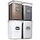Wildone Extra Large Tall Airtight Food Storage Containers 65L 59QT Plastic BPA Free Kitchen Pantry Storage Containers 4 Pieces for Flour Sugar Rice with 20 Labels 1 Marker Black