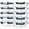 M MCIRCO 10Pack30 Oz Glass Meal Prep Containers 2 Compartments Airtight Lunch Bento Boxes with Lids Glass Food Storage Containers Microwave Oven Freezer Dishwasher