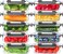 Skroam 10 Pack Glass Meal Prep Containers 22 OZ Glass Airtight Food Storage Containers with Lids Pantry Kitchen Storage Containers for Lunch Food Storage Meal Prep Lunch Bento Boxes