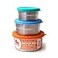 Ecolunchbox Seal Cup Trio 3Piece Nesting Stainless Steel LeakProof Container Set 40oz Total with Silicone Lids PlasticFree NonToxic Dishwasher Oven Safe
