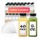 Reli. Reli Plastic Juice Bottles 48 Pack 12 oz Square Plastic Juice Bottles with Caps Sticker Labels Clear Empty for Juicing 12oz Disposable Smoothies
