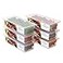 SILIVO Produce Saver Containers for Refrigerator 6 Pack 15L Fruit Storage Containers for Fridge Vegetable Storage Containers with Drain Tray Keep Fresh for Veggie Fruit Lettuce and Salad