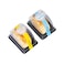 XIZHI 50 Pcs Roll Cake Box Set Single Personal Swiss Roll Container and 50 stickersClear Dome Plastic Muffin Cheese Pastry Dessert Sushi Fruits Display Food Storage HolderBrown