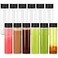 Cheeren 12 Pack 16 Oz Round Plastic Bottles with Caps Juice Containers With Lids For Smoothie Bottle Juice Bottles with Lids Juicing Milk and Other BeveragesSuitable for weddings birthday parties etc