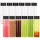 Cheeren 12 Pack 16 Oz Round Plastic Bottles with Caps Juice Containers With Lids For Smoothie Bottle Juice Bottles with Lids Juicing Milk and Other BeveragesSuitable for weddings birthday parties etc
