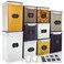 VERONES Large Tall Airtight Food Storage Containers 10 PACK Plastic Airtight Kitchen Pantry Organization Ideal for Flour Sugar Plastic Canisters with Labels