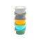 KEVJES Stackable Silicone Artisan Pizza Dough Proofing Containers with Lids pizza making accessories 1 Yellow1 Green1Blue1 Gray1 Space Gray