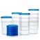 Atecare Food Storage Containers with Twist Top Lids Ultra Thick Airtight Plastic Containers for Soup Leftover Ice Cream Overnight Oats BPA Free Stackable Freezer Containers 12 Pack32 oz