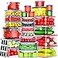 RockBerry 50 Pcs Large Food Storage Containers with Lids Airtight85 OZ to small ContainersTotal 526OZ Stackable Kitchen Set BPA Free Leak proof containers 50Multi