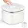 TBMAXS Airtight Rice Container 10 Lbs Clear Plastic Food Storage Container Bin For Flour Sugar Dry Food Holder with Easy Locking Lid for Kitchen Pantry Organization and Storage