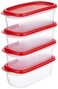 Tupperware Smart Saver Storage Container Sets 4 500 Ml