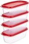 Tupperware Smart Saver Storage Container Sets 4 500 Ml